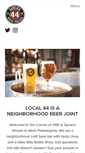 Mobile Screenshot of local44beerbar.com